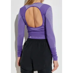 T-Shirts & Toppe|Træningstrøjer<Adidas by Stella McCartney Langærmet træningstop Lilla