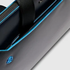 Laptop Tasker<Piquadro Laptop Sleeve 13.3 med Stow-Away Håndtag Blå