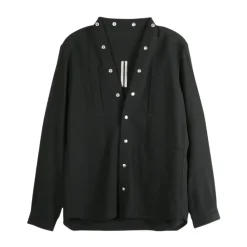 Strik<Rick Owens Larry Fogpocket Shirt Sort
