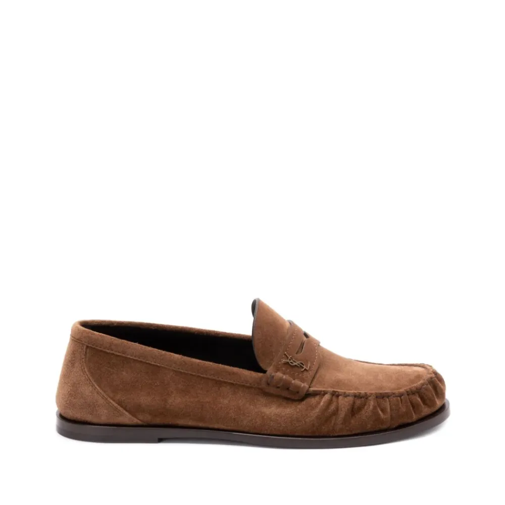 Loafers<Saint Laurent LAURENT Loafers Brun