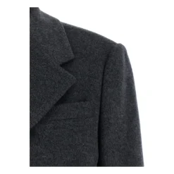 Jakker<Dunst Layered Cashmere Blazer Grå