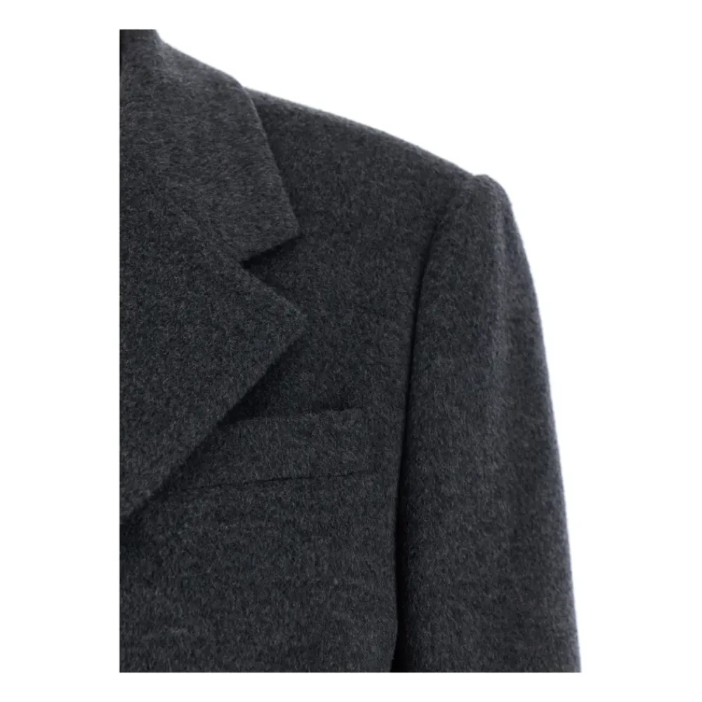 Jakker<Dunst Layered Cashmere Blazer Grå