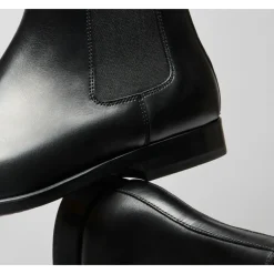 Chelsea Boots^Doucal's Læder Ankelstøvle Sort