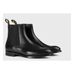 Chelsea Boots^Doucal's Læder Ankelstøvle Sort