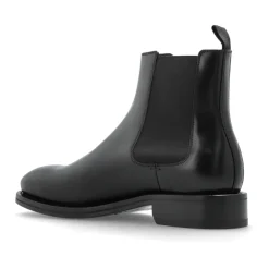Chelsea Boots<Dsquared2 Læder ankelstøvler Sort