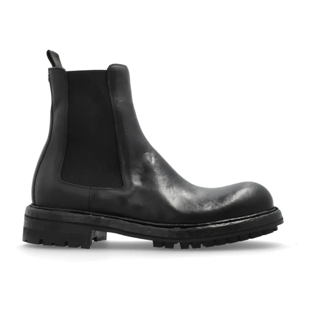 Chelsea Boots^Dolce & Gabbana Læder ankelstøvler Sort