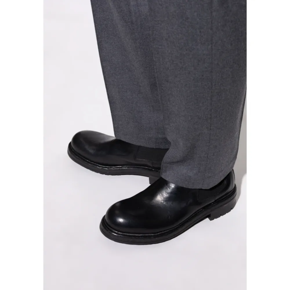 Chelsea Boots^Dolce & Gabbana Læder ankelstøvler Sort