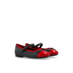 Ballerinasko^Dolce & Gabbana Læder ballerinaer med logo Blå