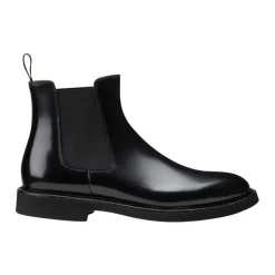 Chelsea Boots|Støvler^Doucal's Læder Beatles Ankelstøvle Sort