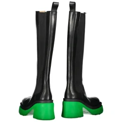 Chelsea Boots^Bottega Veneta Læder Chelsea Støvler med Profilsål Sort