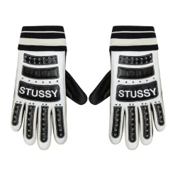 Handsker|Handsker<Stüssy Læder Cykelhandsker Sort