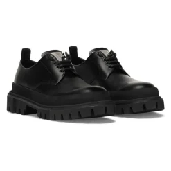 Business Sko^Dolce & Gabbana Læder Derbies Sort