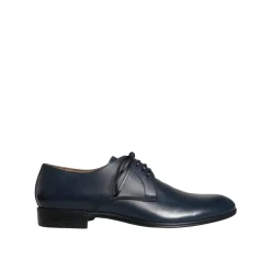 Business Sko^Dolce & Gabbana Læder Derby Sko Klassisk Stil Blå