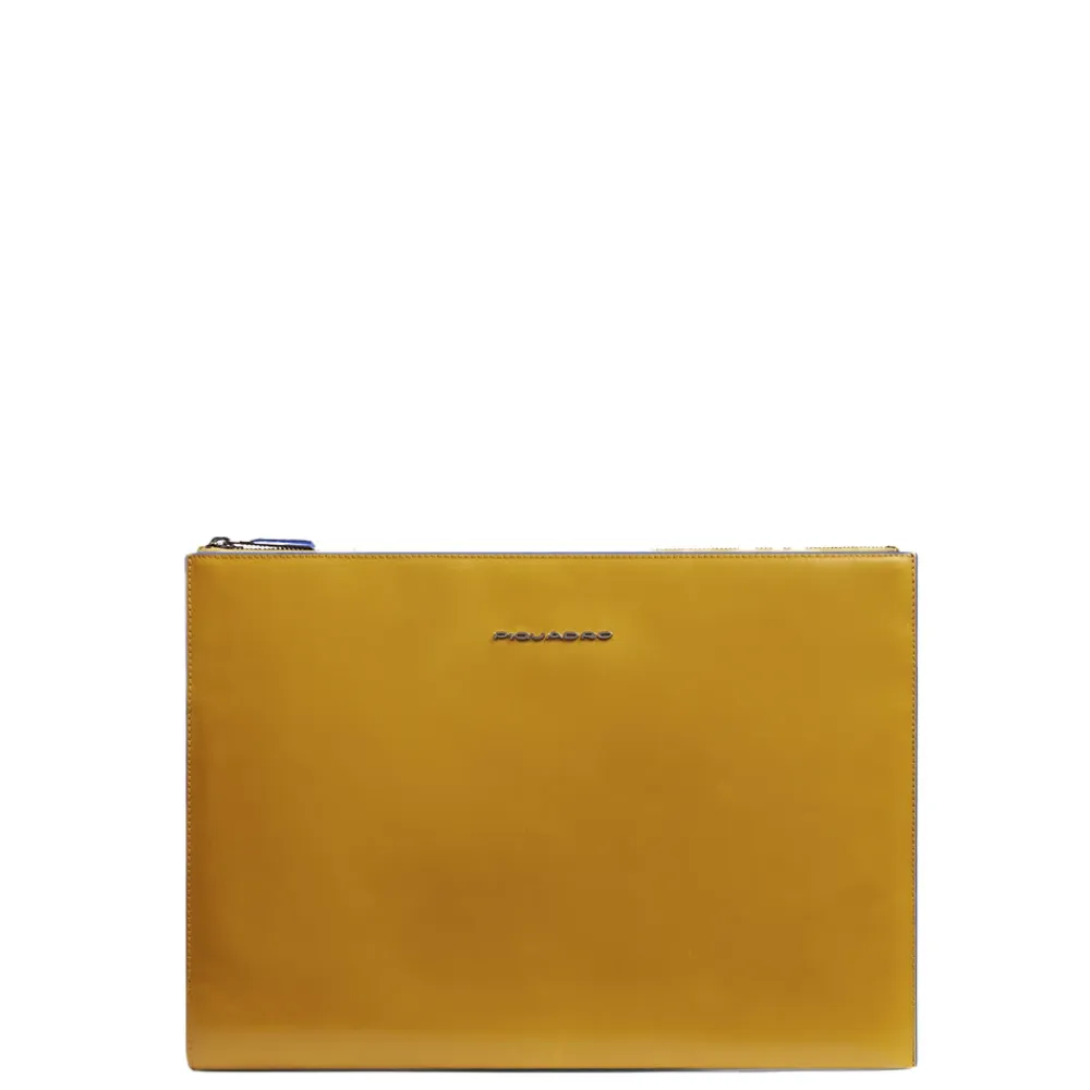 Laptop Tasker^Piquadro Læder iPad Pro 12.9 Clutch Gul