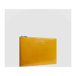Laptop Tasker^Piquadro Læder iPad Pro 12.9 Clutch Gul