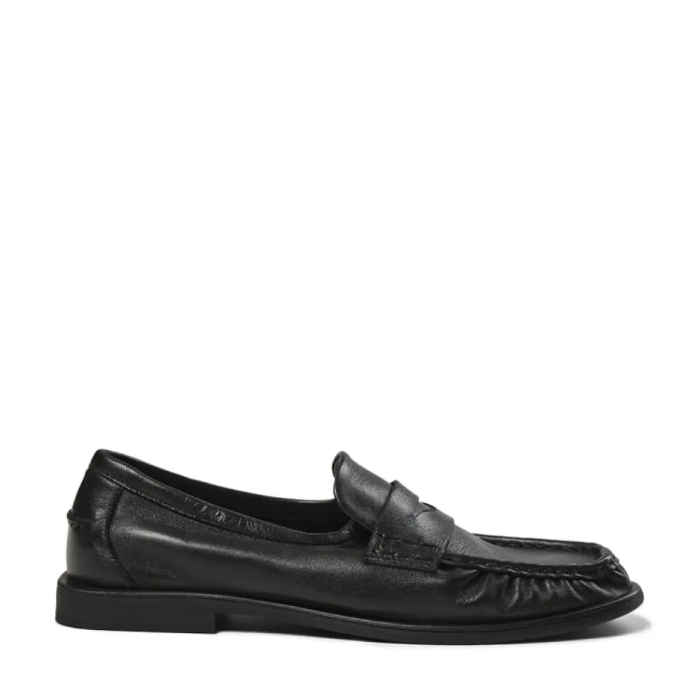 Loafers<Pavement Læder Loafer Sko Sort