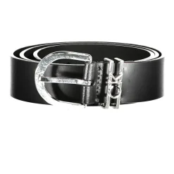 Bælter<Calvin Klein Læder Logo Bælte Sort