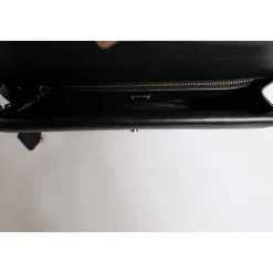 Tasker|Laptop Tasker<Dolce & Gabbana Læder Logo Plade Dokumentmappe Taske Sort
