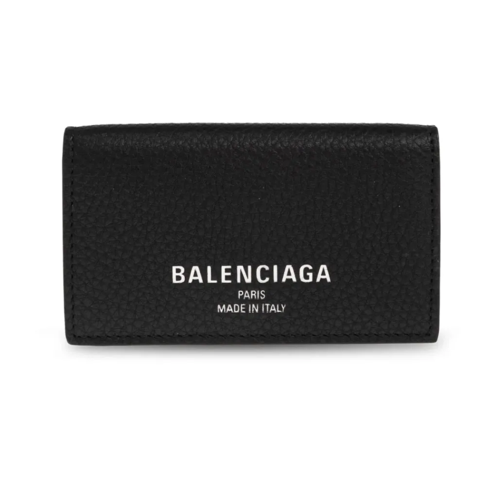 Punge & Kortholder^Balenciaga Læder Nøgletui Sort