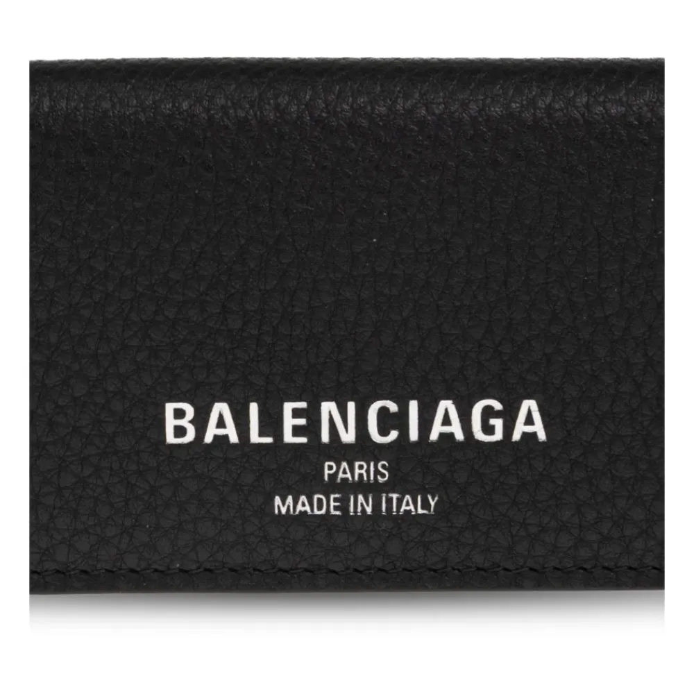 Punge & Kortholder^Balenciaga Læder Nøgletui Sort
