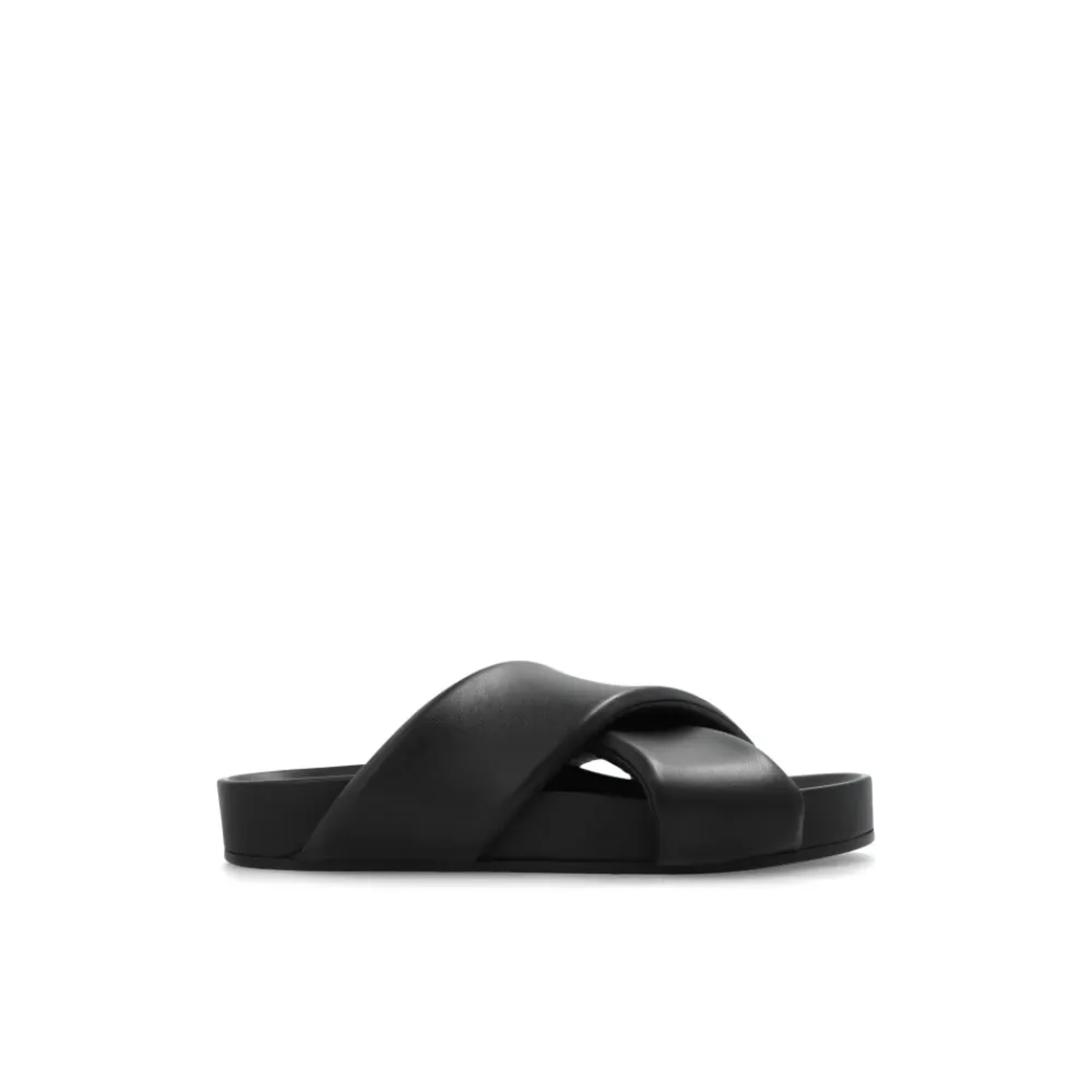 Sandaler^Jil Sander Læder Slides Sort
