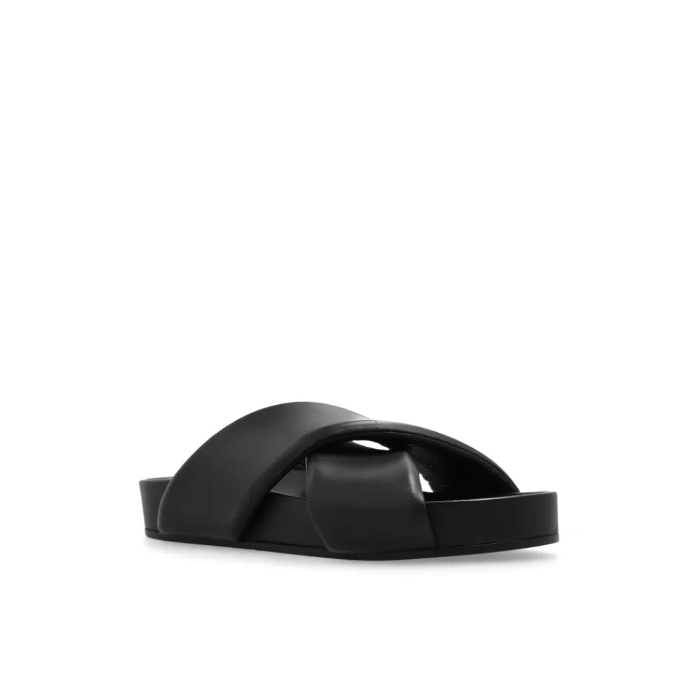 Sandaler^Jil Sander Læder Slides Sort
