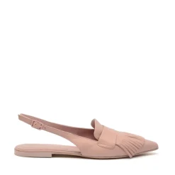 Ballerina Sko^Pomme D'or Læder Slingback Ballerinaer Pink
