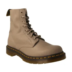 Snøresko^Dr. Martens Læder Snørestøvler Grå