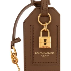 Tilbehør Til Tasker<Dolce & Gabbana Læder vedhæng Brun
