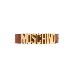Bælter^Moschino Læderbælte Brun