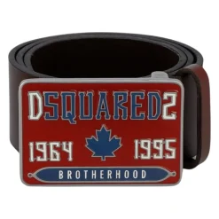 Bælter & Seler<Dsquared2 Læderbælte Brun
