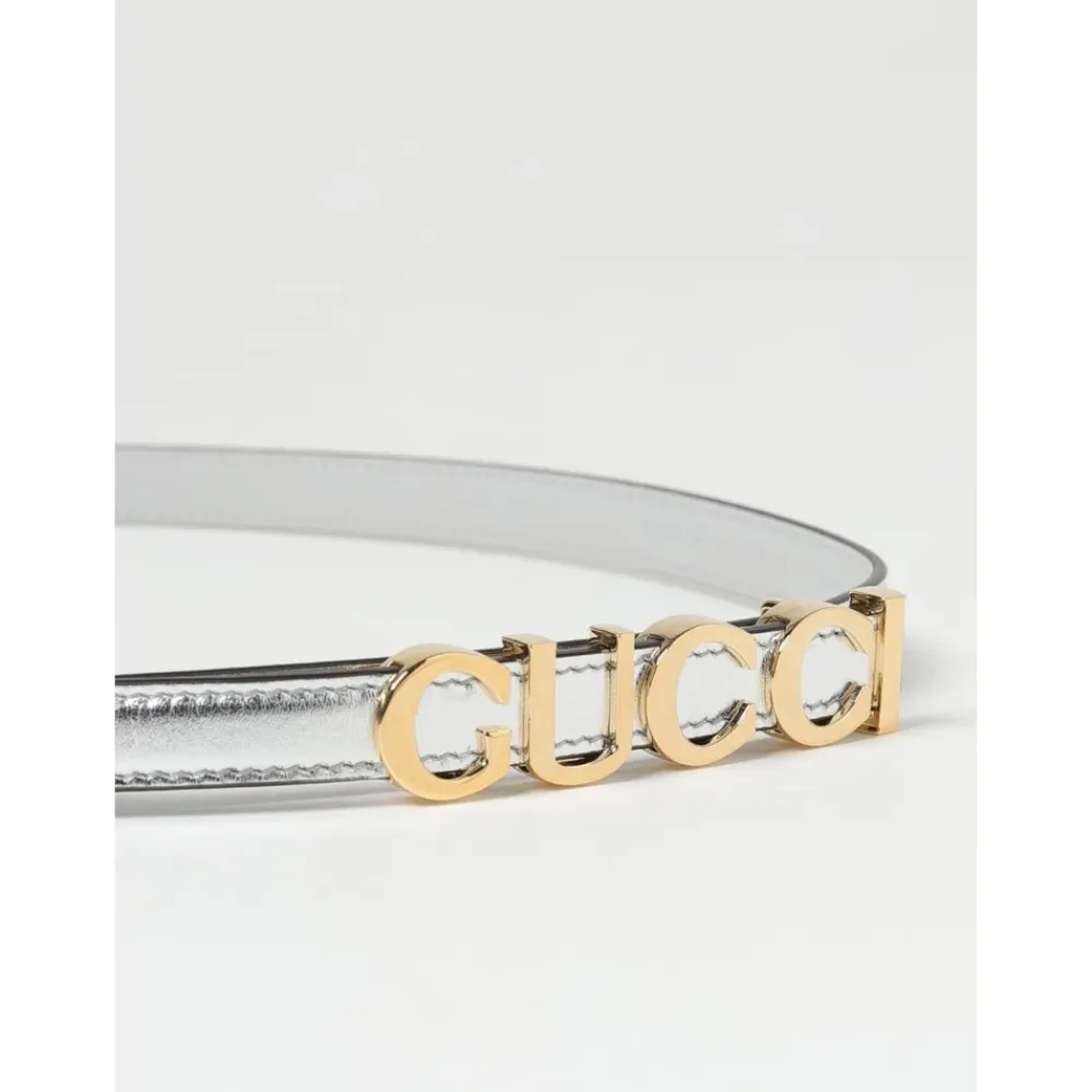 Bælter^Gucci Læderbælte Grå
