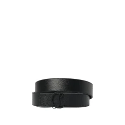 Bælter<Christian Louboutin Læderbælte Sort