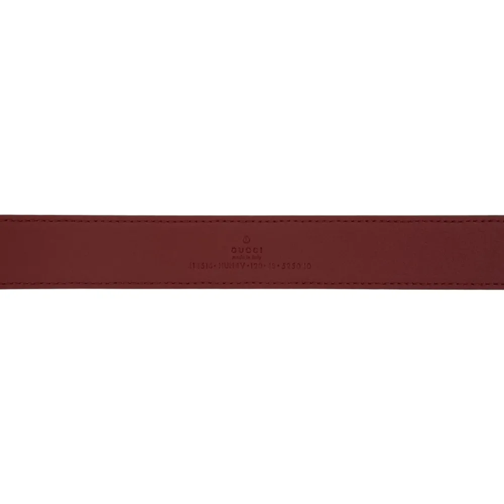 Bælter^Gucci Læderbælte med logo-spænde Beige