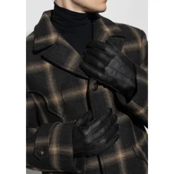 Handsker<Brioni Læderhandsker Sort