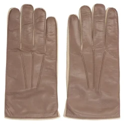 Handsker<Moorer Læderhandsker Brun