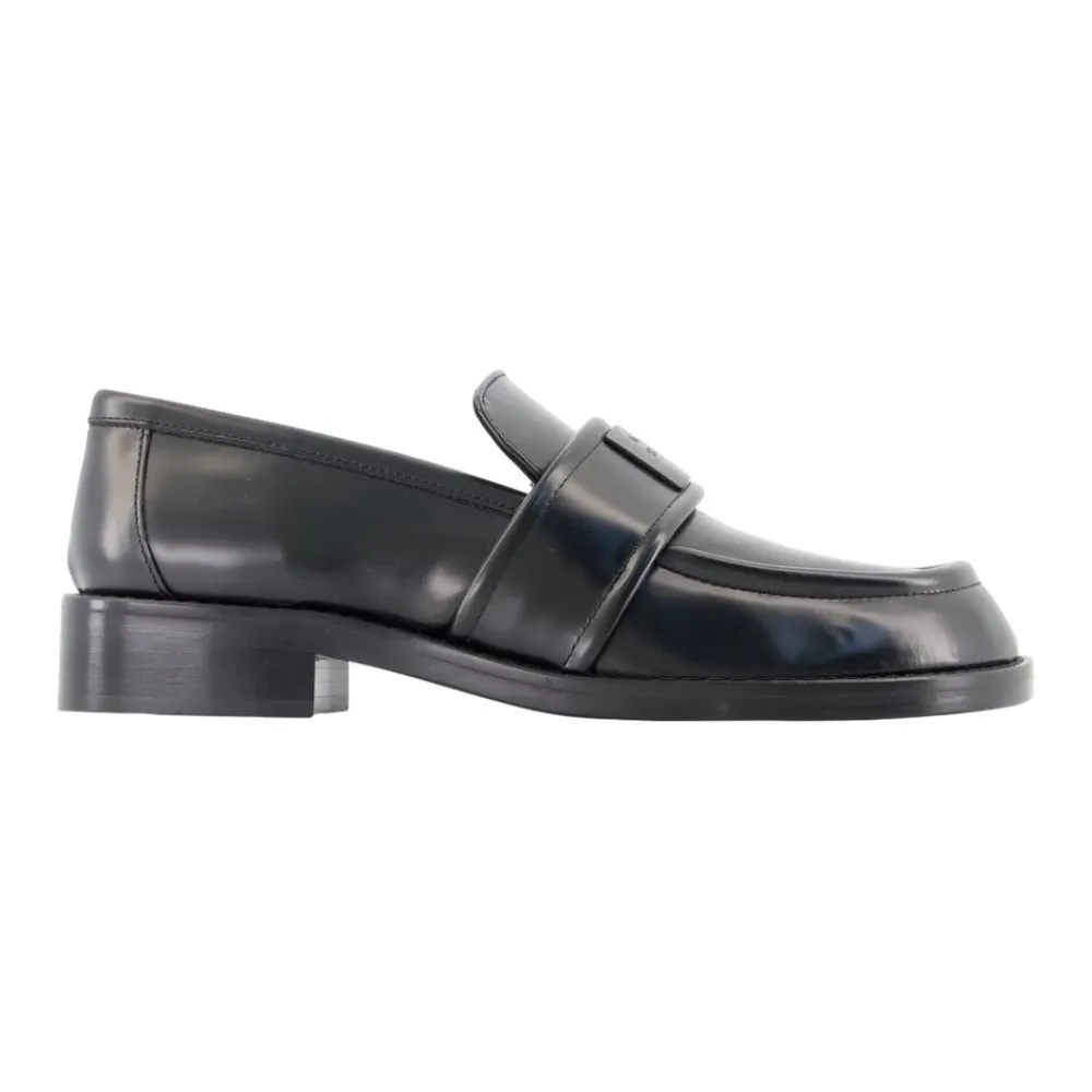Loafers<Acne Studios Læderloafers Sort