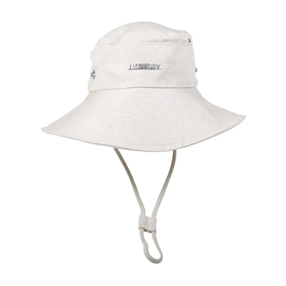 Huer & Kasketter^Jacquemus Le Bob De Nimes Hat Hvid