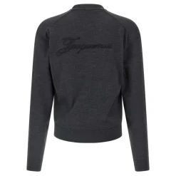 Strik<Jacquemus Le Cardigan Brodé Grå