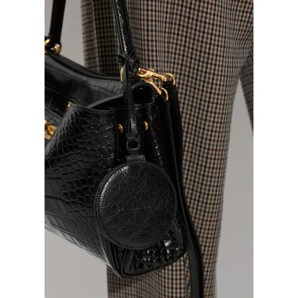 Tilbehør Til Tasker<Balenciaga Le City Round Mirror Charm Sort