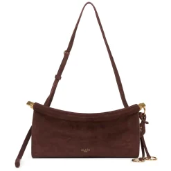 Skuldertasker^Alaïa Le Click East West Small Bag Brun