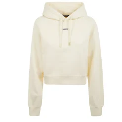Striktrøjer & Sweatere^Jacquemus Le Hoodie Gros Grain Beige