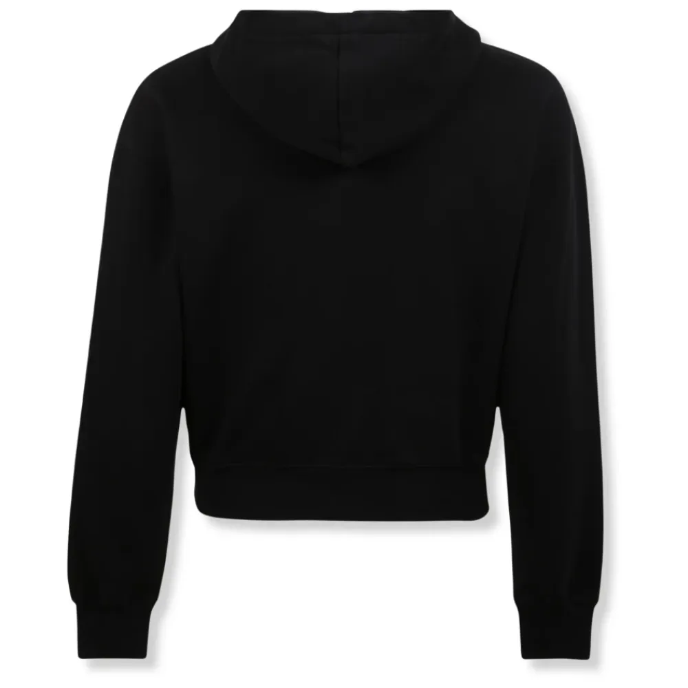 Trøjer<Jacquemus Le hoodie Gros Grain zippé Sort