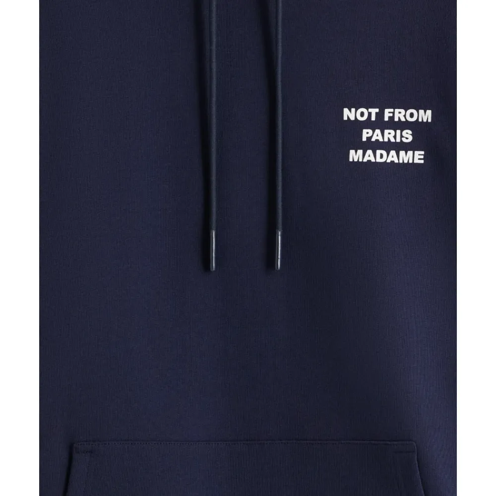 Trøjer^Drole de Monsieur Le Hoodie Slogan Blå