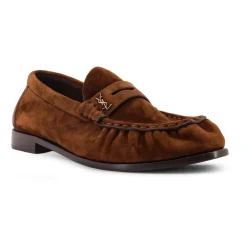 Loafers<Saint Laurent Le Loafer Brun