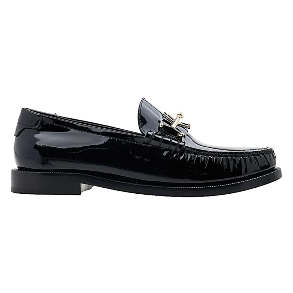 Loafers<Saint Laurent Le Loafer Sort