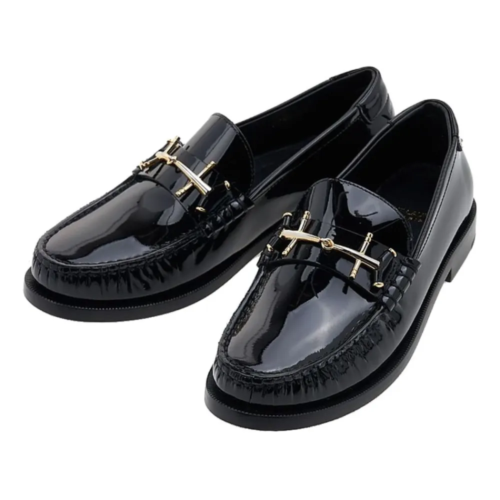 Loafers<Saint Laurent Le Loafer Sort