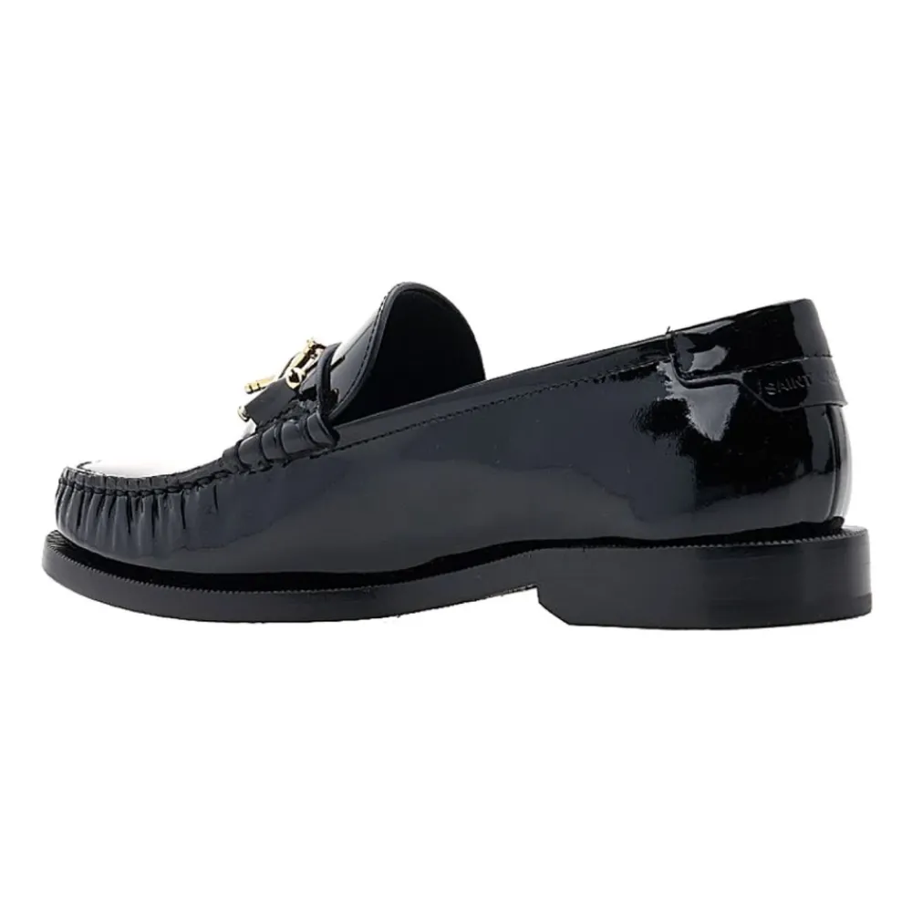 Loafers<Saint Laurent Le Loafer Sort