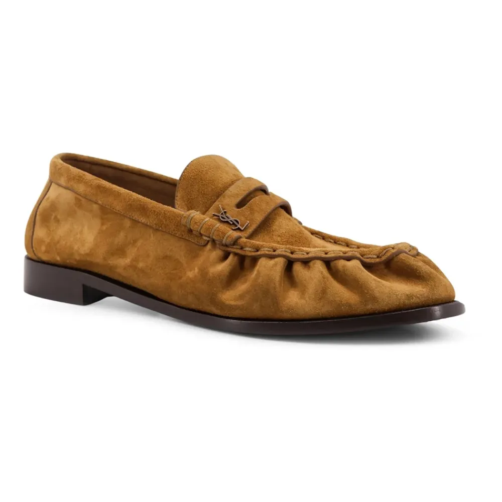 Loafers<Saint Laurent Le Loafer Brun