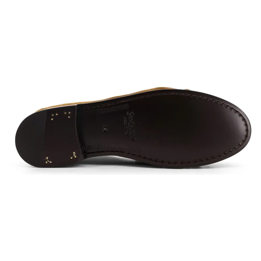 Loafers<Saint Laurent Le Loafer Brun